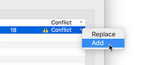 Conflict/Add